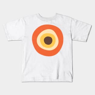 Retro Evil Eye Mid Century Modern 70s Style Kids T-Shirt